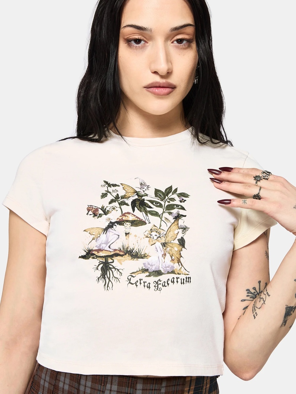 Disturbia Faela Fairy Crop T-Shirt US 6